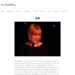Screen grab of Zoë Skoulding's website