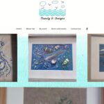 Screen grab of Mandy B Designs website