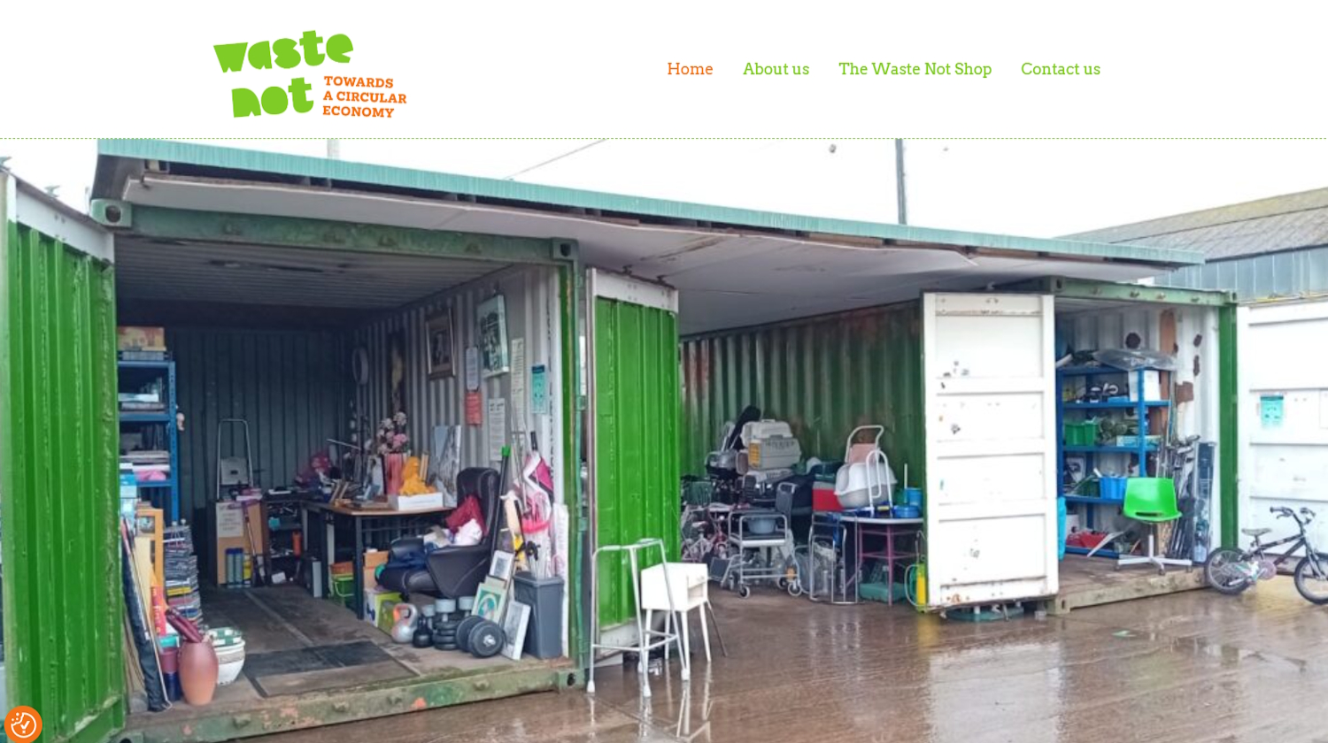 Screen grab of the website of Circular Economy Mid Wales, which was built by debbidoo/WP Websites Wales